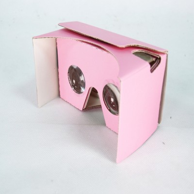 Custom Branded Die Cut Single Color Printing Wholesale Virtual Reality Cardboard Reader Glasses