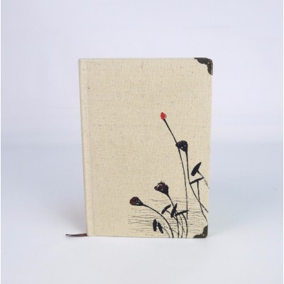 Perfect Binding Diary Fabric Cover Notebook Journal