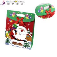 Wholesales Customize Holiday Candy Gift Printed Christmas Paper Packaging Bag